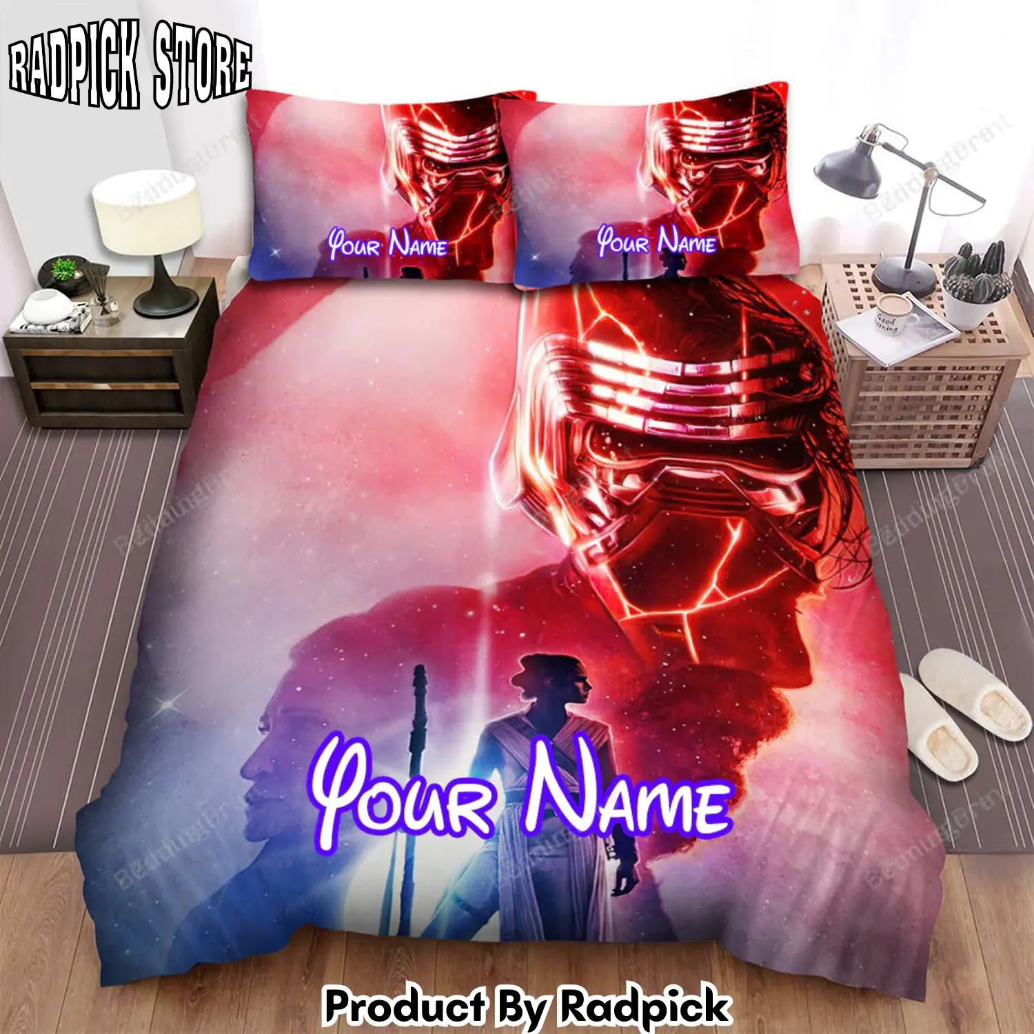 Radpick star wars episode ix the rise of skywalker experience it in imax movie poster bed sheets duvet cover personalized name bedding sets rp3271944
